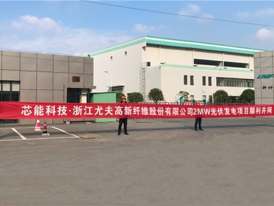 尤夫股份2MW屋頂分布式光伏項目順利并網(wǎng)